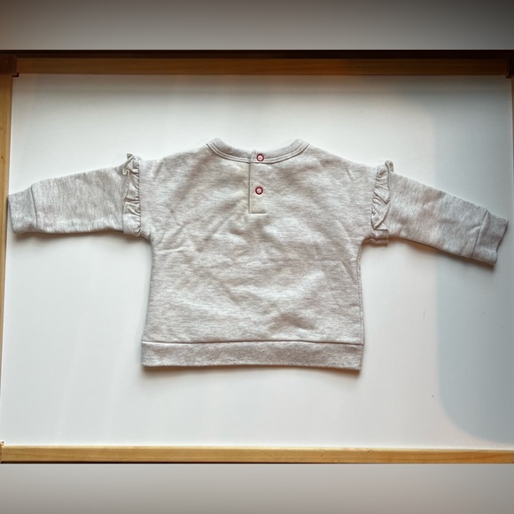 Cat & Jack Baby Reindeer Sweatshirt 3-6M - Picture 2 of 3